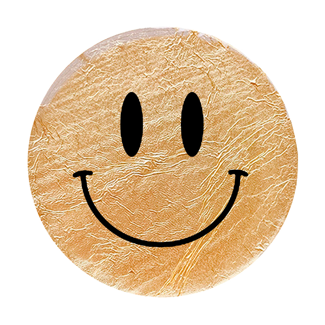 HAPPY FACE GOLD HOLDER