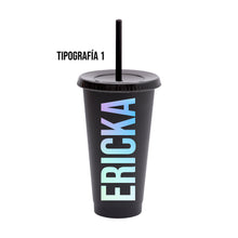 Cargar imagen en el visor de la galería, VASO NEGRO TORNASOL
