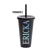 Cargar imagen en el visor de la galería, VASO NEGRO TORNASOL
