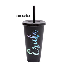 Cargar imagen en el visor de la galería, VASO NEGRO TORNASOL
